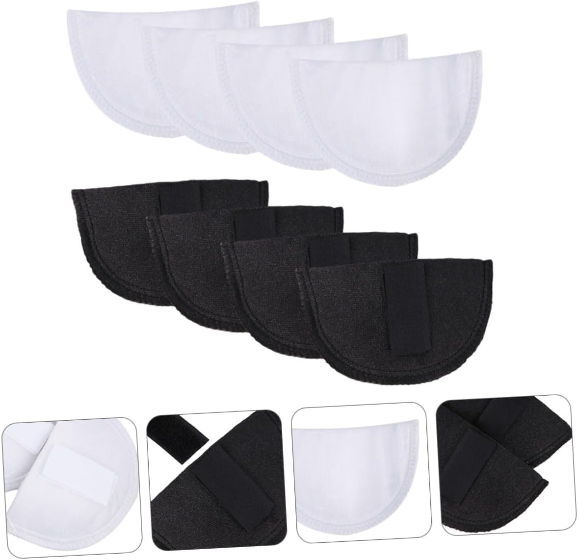 STOBOK 16pairs Sponge Shoulder Pads for Cosplay Suit Shoulder Pad Replacements Easy to Attach Cushions