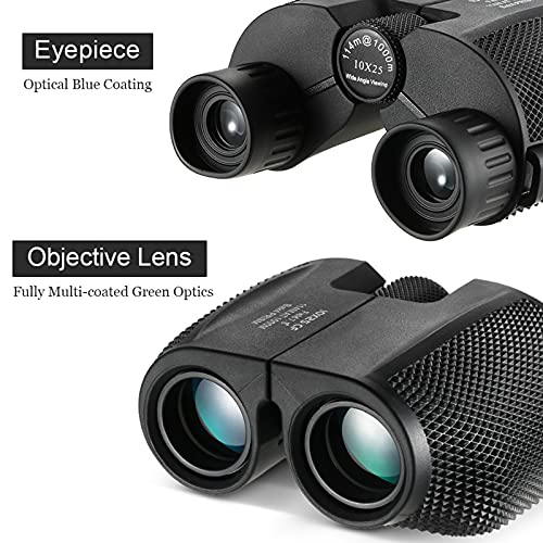 LIANGYAN 10x25 Compacto Binocular Telescópio Binocular de Alta Potência Ao Ar Livre Esportes Ao Ar L