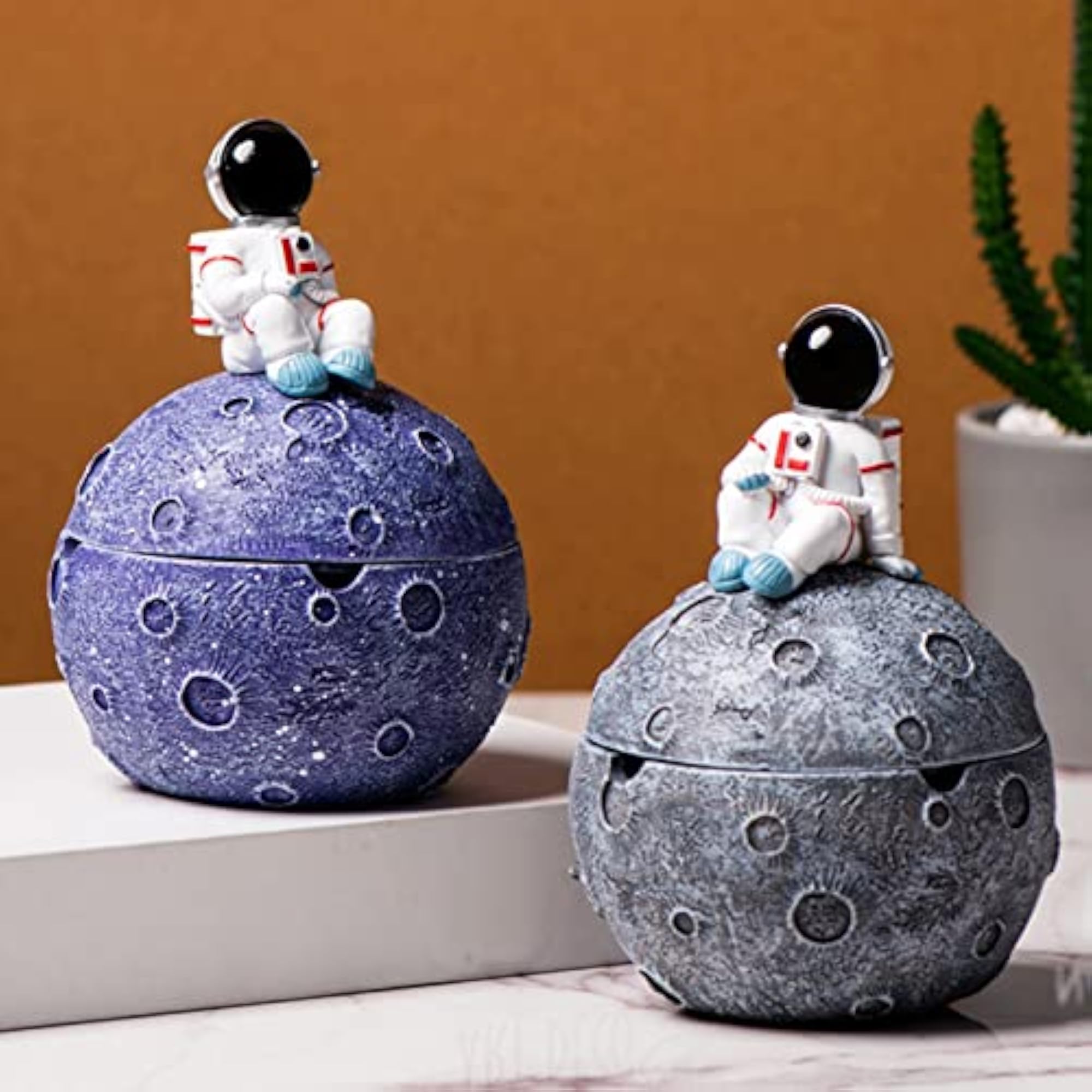 Astronaut Cigarettes Ash Tray, Indoor Outdoor Storage Box