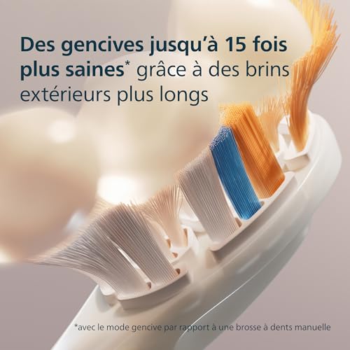 Brossette dentaire Sonicare lot de 2 HX909287 Premium All in One A3 - vue 7