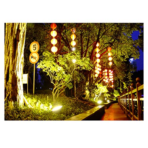 Glw 50W Led Flood Light 12V-60V Landscape Lights Outdoor Waterprrof Ip65 Warm White Outdoor Spotlight With Spike Stand #TOP1