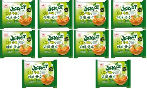 Image of Kab's Jackpot Veggie Noodle Soup, 3.53 oz / 100 gm (Pack of 10)