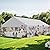 YITAHOME 20x40 ft Party Tent Outdoor Wedding Event Shelters Heavy Duty Upgraded Galvanized Canopy with Large White Roof, Removable Sidewalls & 4 Storage Bags
