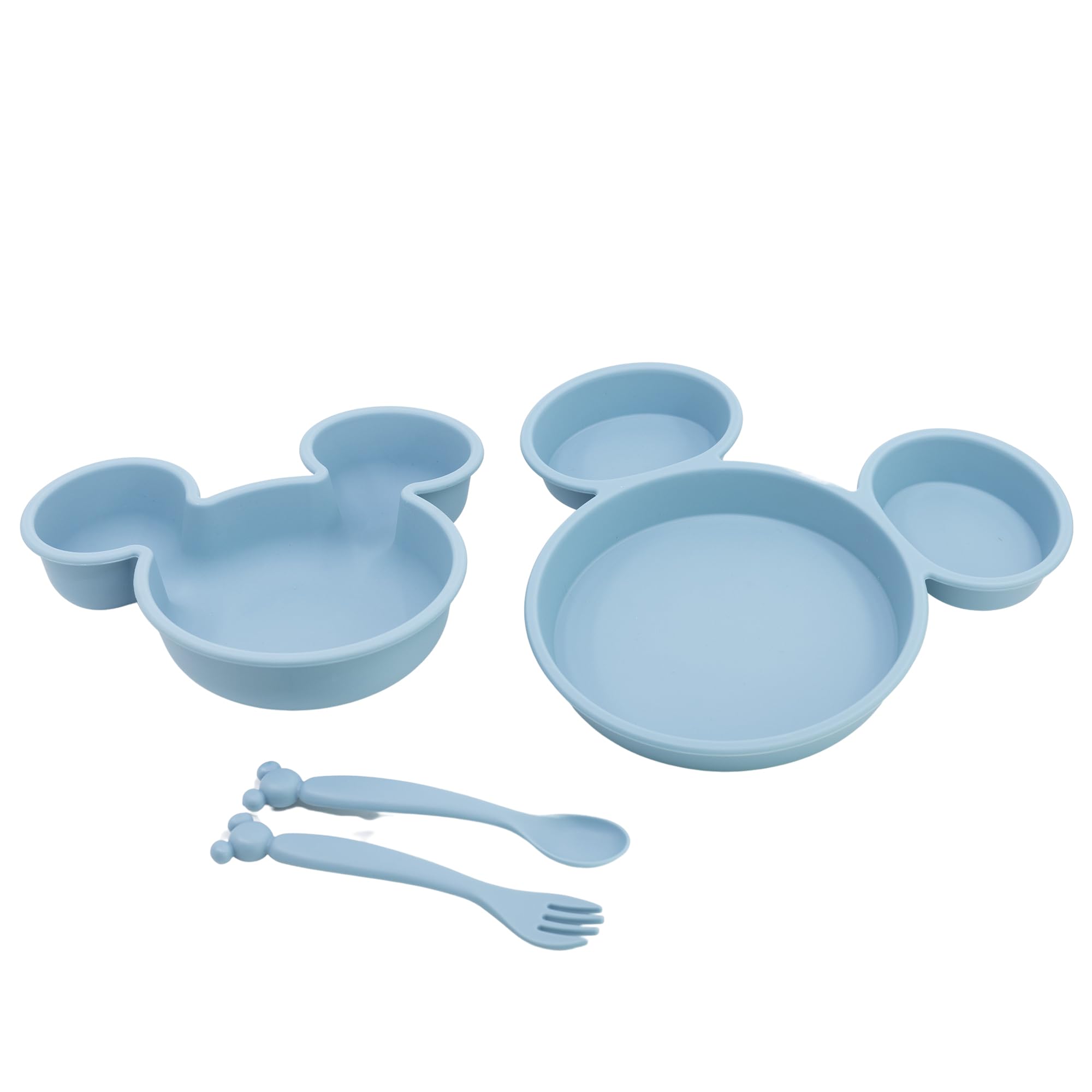 STOR Mickey Mouse Disney Baby Tableware Set Plate Bowl Cutlery BPA Free