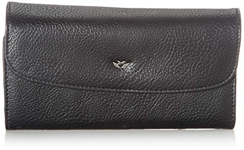 Preisvergleich Produktbild Fritzi aus Preussen Damen Heide Geldbörse, Schwarz (Black), 4x19.5x11 cm