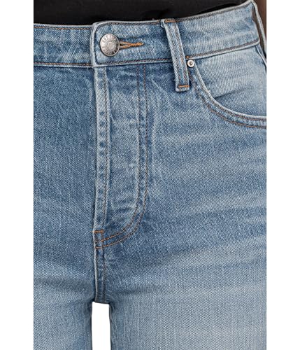 KUT from the Kloth Women's Fay High-Rise Ankle Straight Leg-Hidden Button Fly in Passionate3