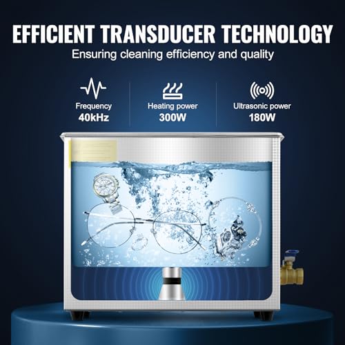 Vevor JPS Commercial Ultrasonic Cleaner 6L Professional Ultrasonic Cleaner 40Khz thumb #2