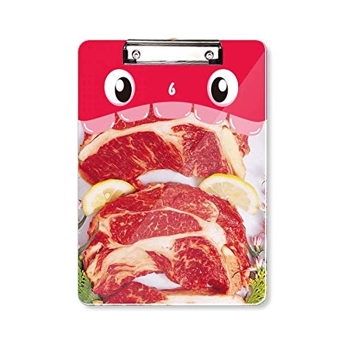 Porte-bloc pour viande crue A4 anti tache pour protéger vos fiches