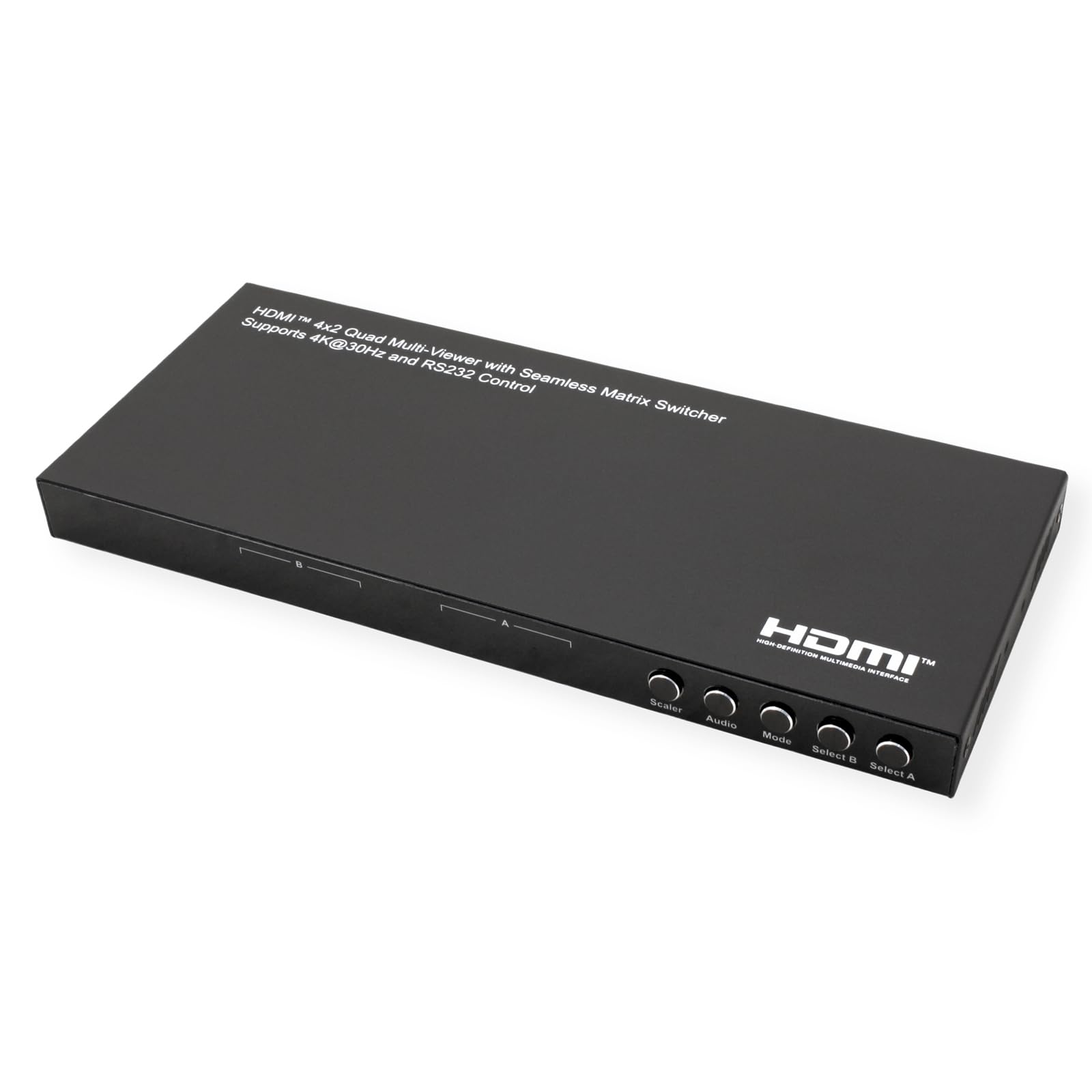 VALUE Przełącznik HDMI Matrix, 4 x 2 Quad Multi-Viewer, płynne przełączanie