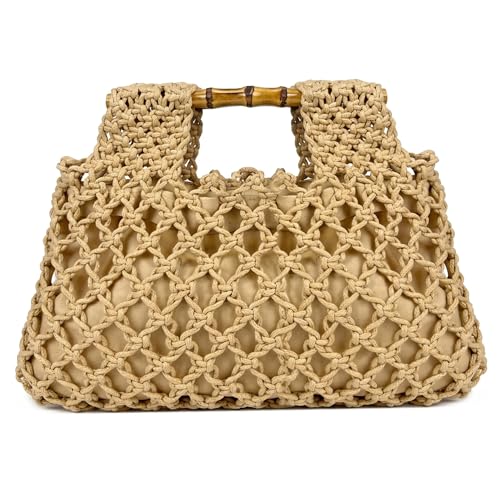 Sac quotidien spacieux pour femme en tissage kaki haut de gamme