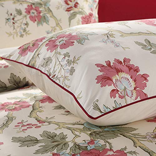Brandream Luxurious Duvet Cover Queen Size Bedding Set Floral Duvet Quilt Cover Set Printed Chinoiserie Peony Asian Style Home Collections 800TC Egyptian Cotton Bedding Set Pieces - image 3