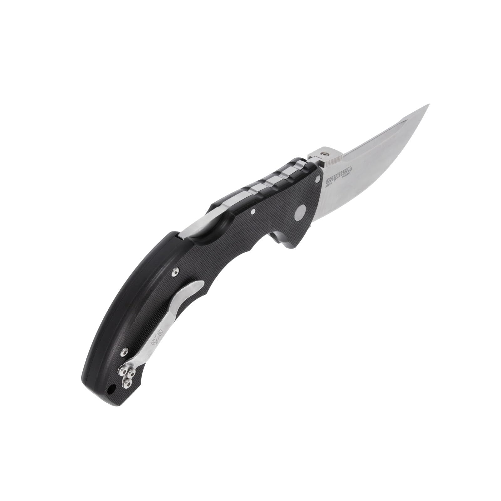 Cold Steel Talwar 10,2 cm S35VN Stahl Ultrascharfe einfarbige Klinge 13,3 cm G10 Griff Taktisches Taschen-Klappmesser mit Tri-Ad Verriegelungsmechanismus
