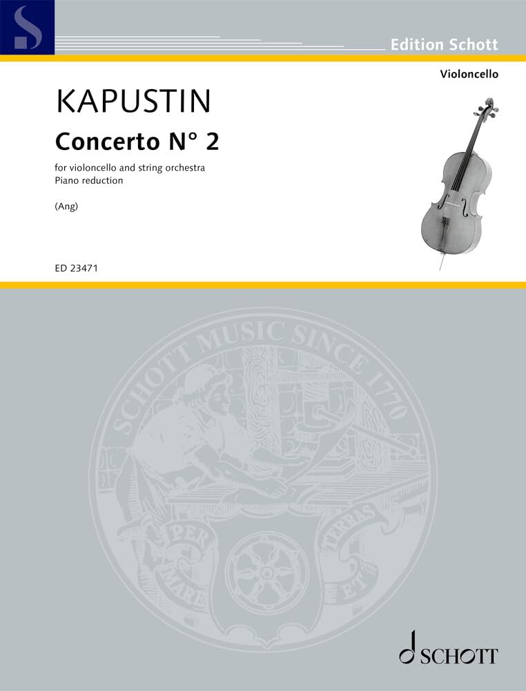 Concerto N° 2: for violoncello and string orchestra. op. 103. cello and string orchestra. Réduction pour piano avec partie soliste.