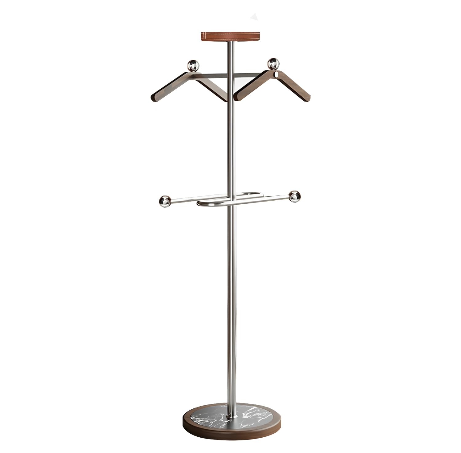 Hanr - Appendiabiti da uomo con pantaloni, 138 cm, con mensola, per camera da letto, soggiorno, bagno, Stummer Diener con Hanrs