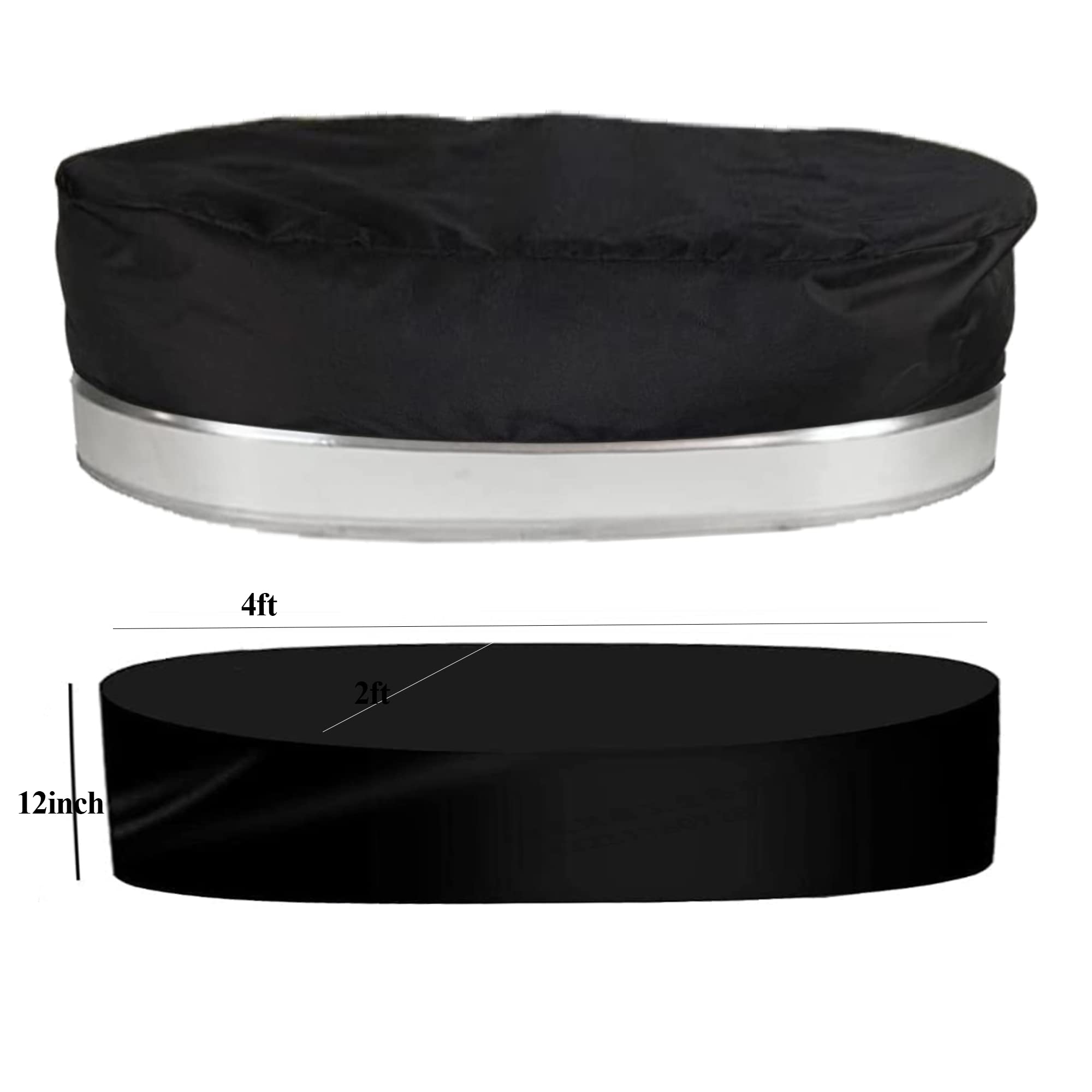 Bâche De Protection Ovale Pour Piscine 8,20 X 4,30 M