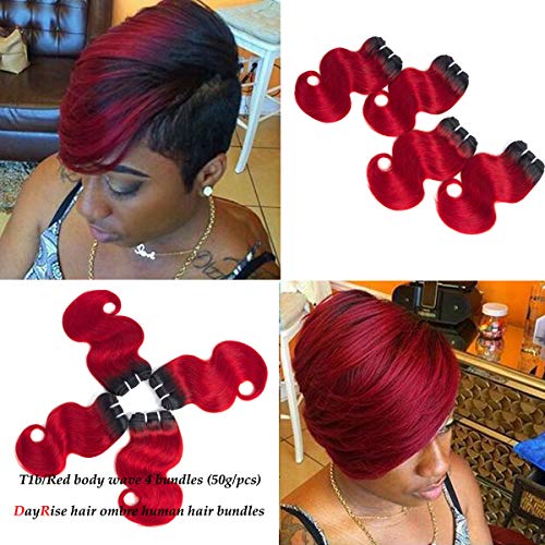 Dayrise Hair 9A Grade Ombre Human Hair Bundles Brazilian Virgin Hair Body Wave