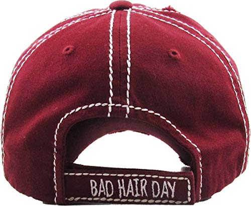Image of Vacation Beach Camping Womens Baseball Cap Distressed Vintage Unconstructed Embroidered Patch Hat