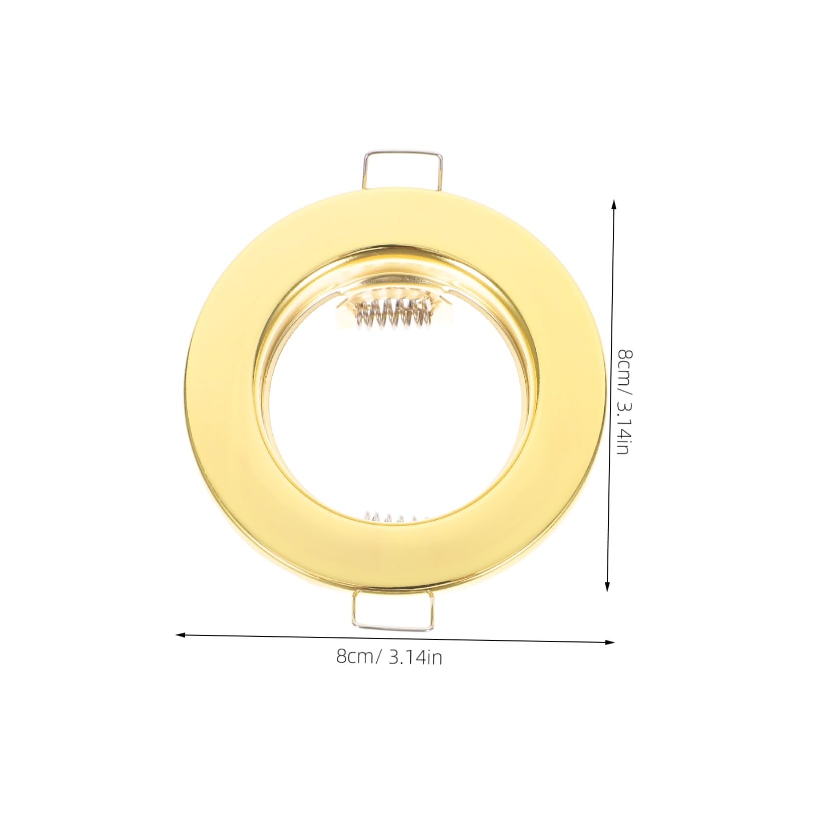 ARTIBETTER Light Cover Spring Ceiling Lamp Housing Mr16/gu10 Led Trim Versatile Colors Quick Installation