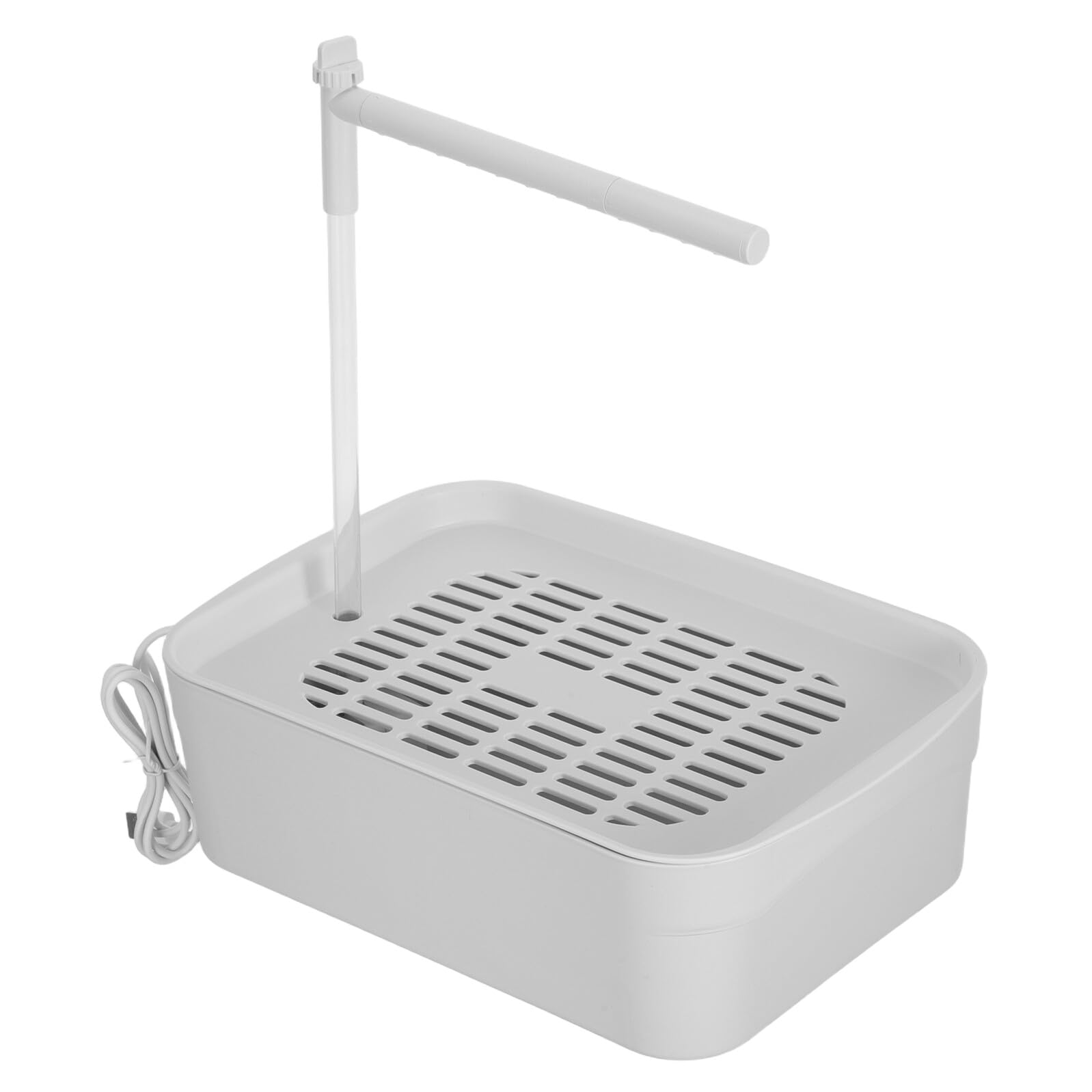Bañera automática para pájaros con ducha interior y bomba de agua para baño antideslizante