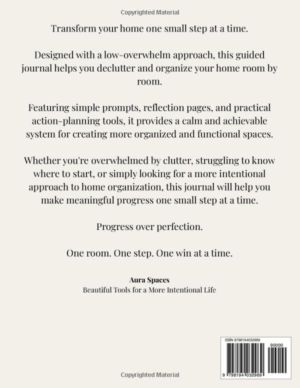 Decluttering & Home Organization Journal: An ADHD-Friendly Home Organization Workbook for Overwhelmed Minds image 3