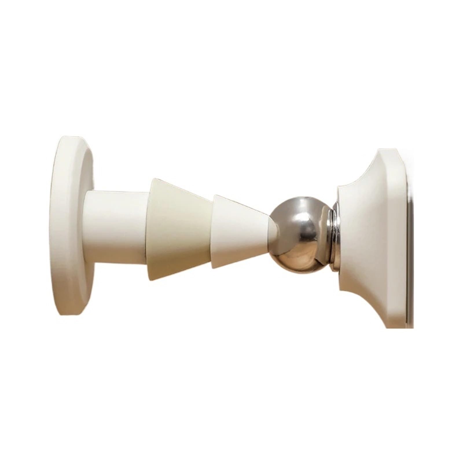 Fjixuo White Silicone Door Stop Stoppers Stopper Home Office Adhesive Mute Anti-Shock Anti-Collision Rear Retainer For Home, Office(White)