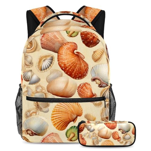 Sac à dos esthétique Coquillages idéal pour les voyages et les cours du quotidien