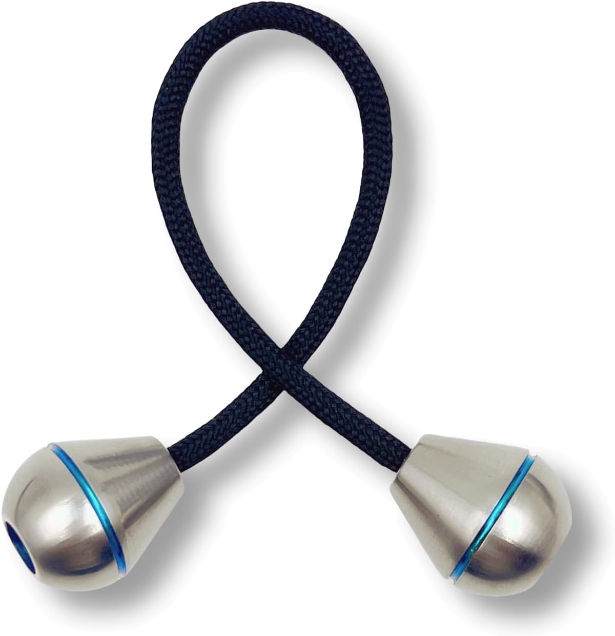 Titanium Worry Fidget Beads Skill Toys, Hand Machined Parachute Cord Lanyard Beads, Portable EDC Fidget Toys, Gifts for Skill Players