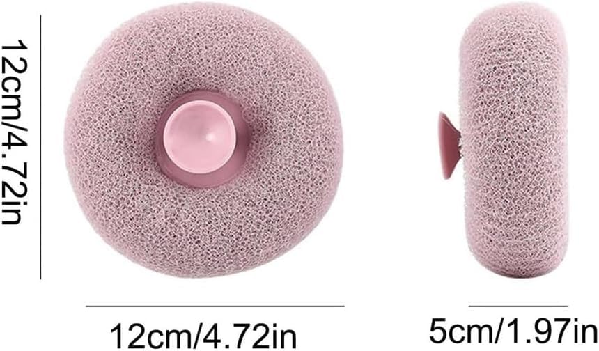 Image of YUVEO Travel Toothbrush Cover, Tongue Cleaner Cover, Multicolor Design with Pineapple, Cactus & Flamingo Patterns and White Soap Case and Tube Paper Soap and Bath Sponge