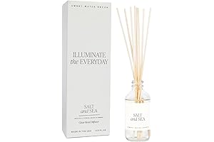 Lorenzen Candle Co. Reed Diffuser in Salt and Sea: Immerse Yourself in Coastal Tranquility