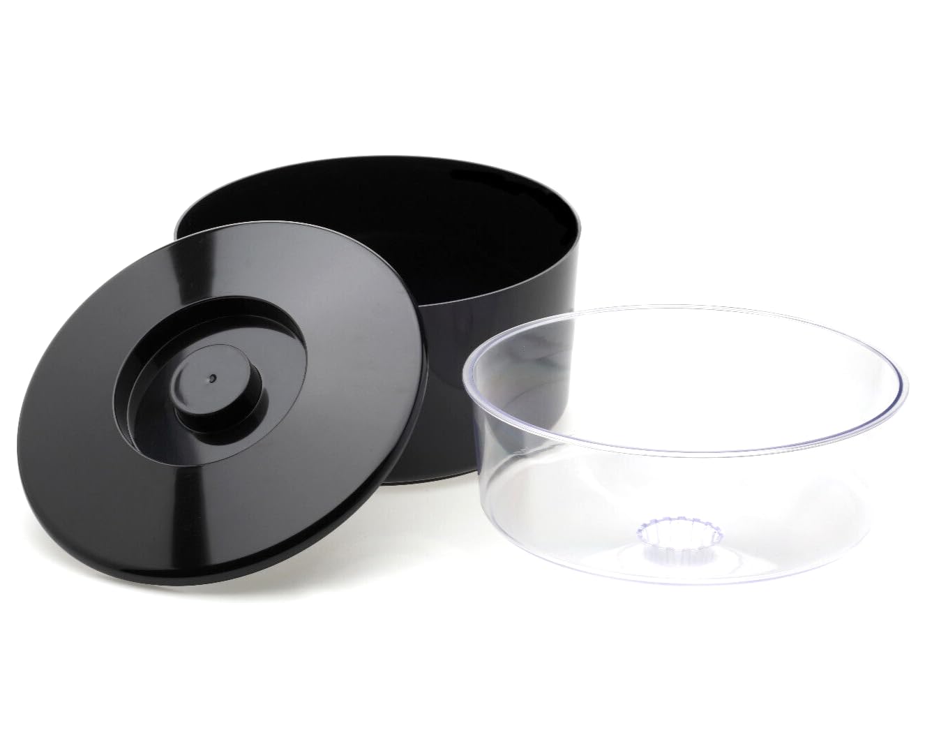 Eiswürfelbehälter, 10 Liter, 3-teilig, Eisbehälter, schwarz, Icebox, Bar, Party & Event NEU