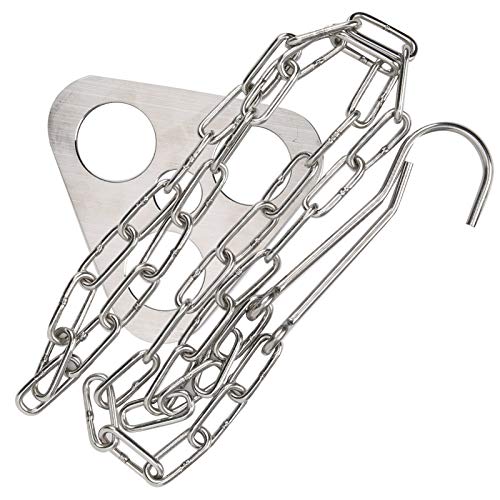 Cabide de tripé de acampamento, cabide de rack de churrasco portátil removível prático, corrente de