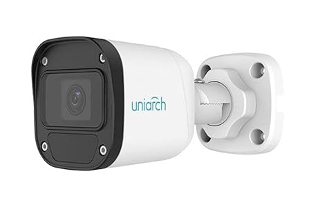 UNIARCH 5 MP Full HD Wired Weatherproof Surveillance 2 pcs Bullet for Security CCTV Camera White
