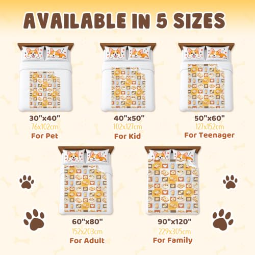 Corgi Blanket Gifts for Corgi Lovers,Adorable Puppy Throw for women - image 2
