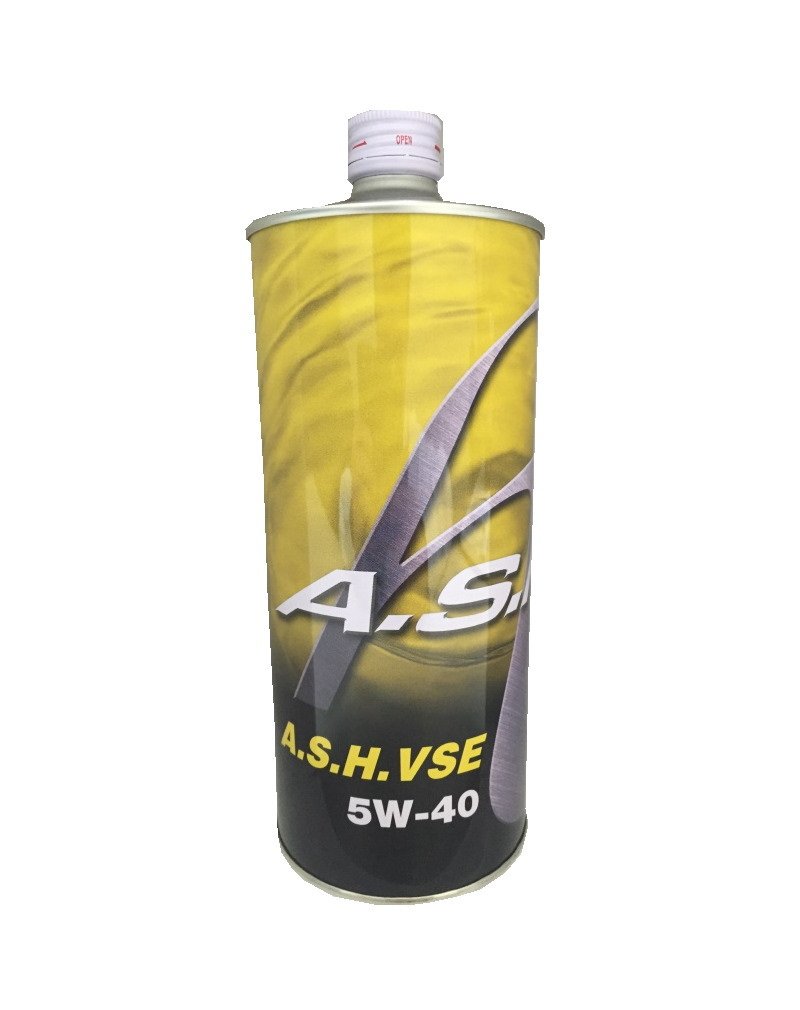 Amazon | A.S.H.(アッシュ) VSE 5W-40 合成油 エンジンオイル 1L | 車 