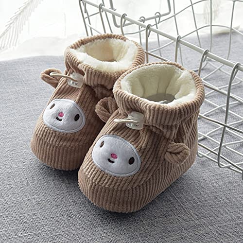 Size 3 Baby Slippers Children Floor Boots Toddler Shoes Cotton Shoes Plus Velvet Thick Warm Soft Soles Cute Shoes Shoes for 1 Year Old Boy2