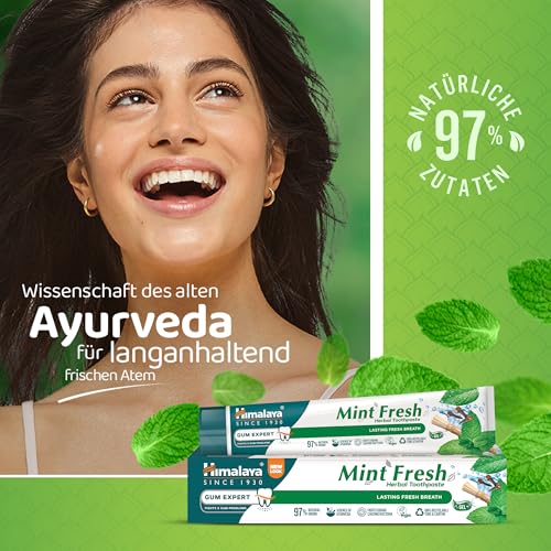 Himalaya Mint Fresh Herbal Toothpaste Gum Expert Range for Healthy, Protected Gums and Fresh Breath, 75 ml – Ansicht 4