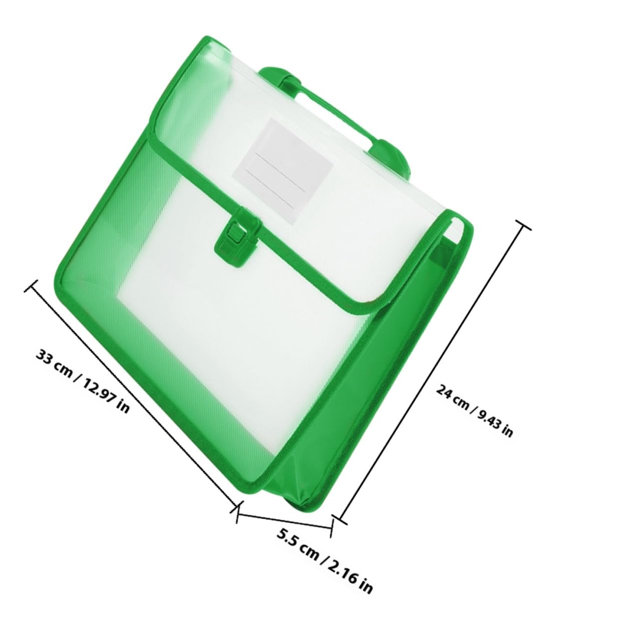 Organizer Documenti A4 Fibbia 5 Pezzi in Pp per Ufficio | Grande Capacità, Profilo Verticale, Pratico da Trasportare e Resistente All’usura, per Contratti, Ricevute e Carte