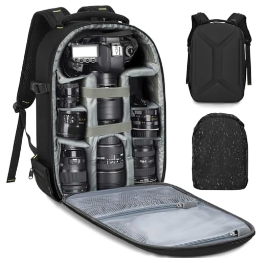 Durable Hardshell DSLR Camera Backpack