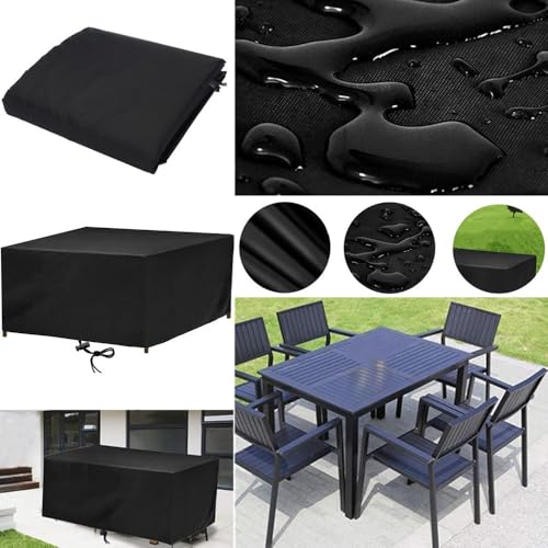 Housse imperméable de jardin 110x70 cm noire anti-UV