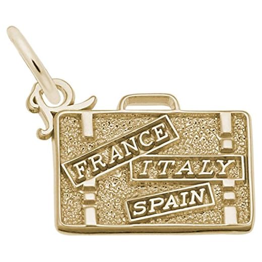 14K Gold Suitcase Charm by Rembrandt