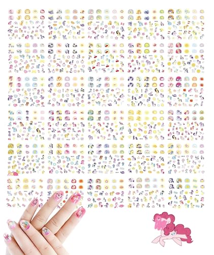 30 Pcs Nail Stickers for Nail Art, Nails Stickers, Nail Art Sticker, Suitable for DIY Enthusiasts, Parties, Weddings and Creative Games