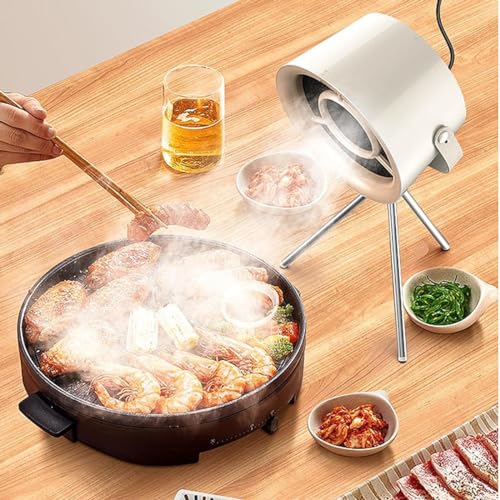 Extractor portátil recargable ideal para cenas de olla caliente y barbacoas 7