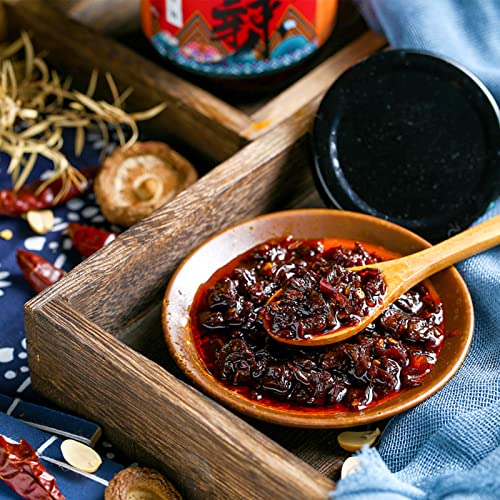 Bean Chili Paste Classic Sichuan Pixian Boad Bean Paste Crunchy Fried Hot Chili Peppers Oil Sauce, Ready To Eat And Use As Topping, Sauce, Condiment Key Ingredient For Hotpots And Mapo Tofu #TOP2