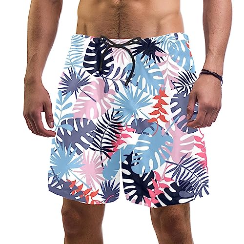 Maillots de bain pour hommes à séchage rapide avec imprimé tropical exotique