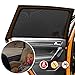 Produktbild Sonnenschutz Auto, Sonnenschutz Auto Baby - Autoscheiben Sonnenschutz Kinder, Heckfenster Sonnenblenden, Geeignet für Kinder und Haustiere Elastische, 2 Stück.