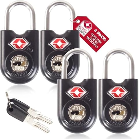 OW-Travel TSA Approved Luggage Locks (4 Pack) Cover