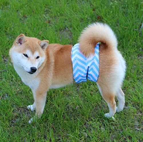 Vecomfy Vecomfy Washable Belly Bands For Male Dogs 4 Pack,Premium Reusable Small Dog Wrap Leakproof Doggie Diapers,M #TOP1