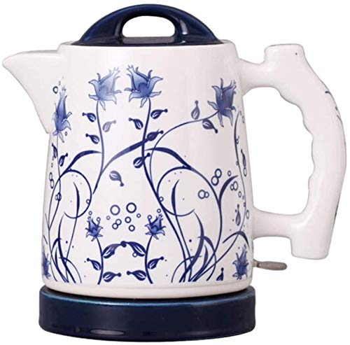 Haushalts-Wasserkocher Keramik Automatische Abschaltung Schnell kochend China Vintage blau und weiß Porzellan Stil 1,5 l kocht Wasser schnell
