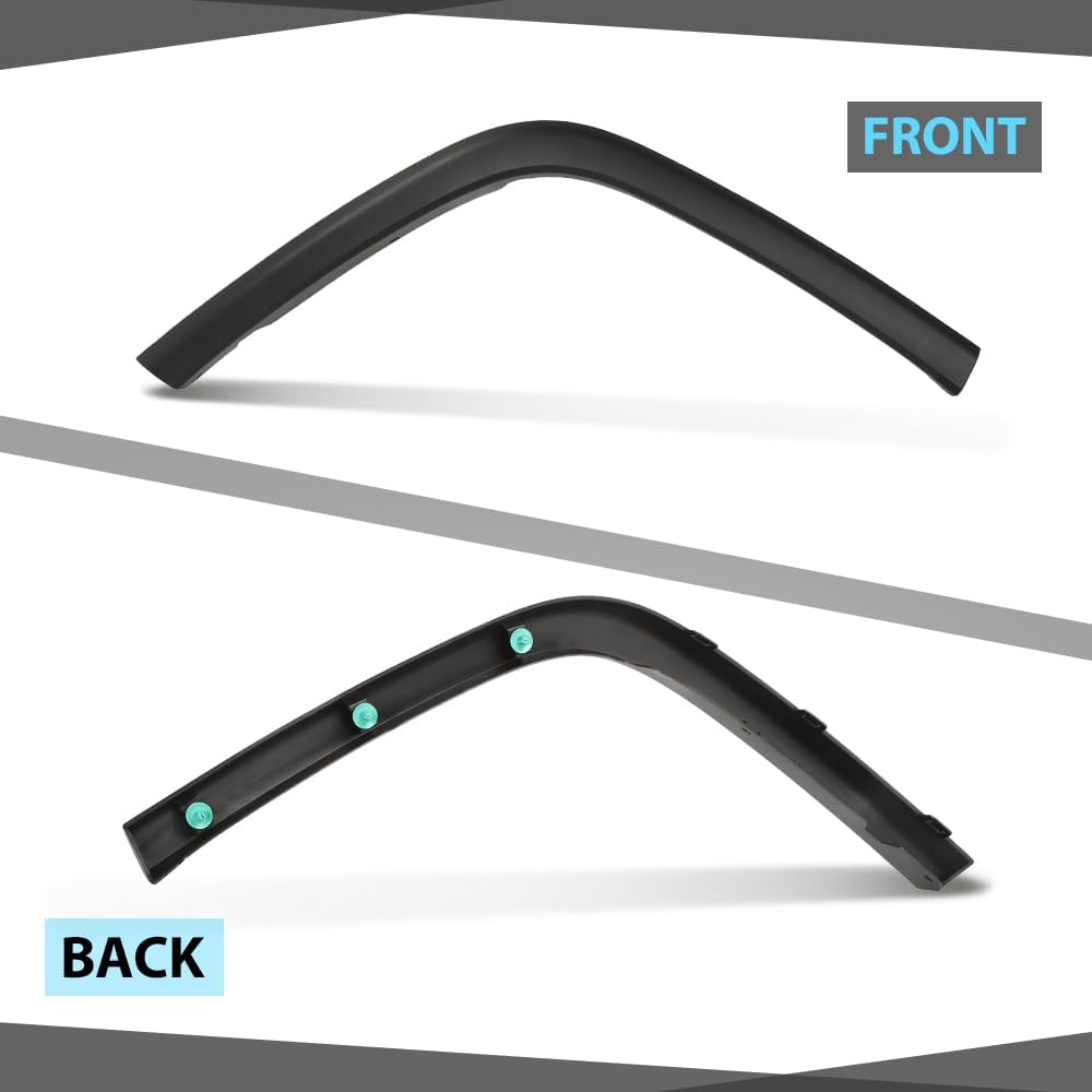 CHEDA Wheel Arch Trim Rear Right Passenger Side Compatible with Jeep Grand Cherokee 2011-2021 1MP35RXFAH, CH1790103