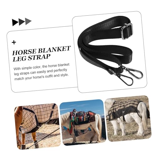 Sangles Élastiques de Cheval Réglables Double Boucles Métal - 3